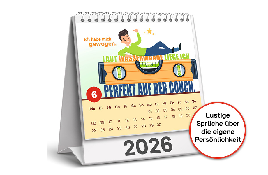 Sprüchekalender "Einfach ICH" 2026