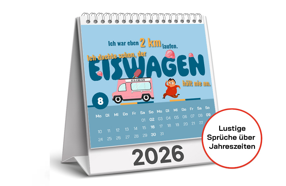 Sprüchekalender "Jahreszeiten" 2026