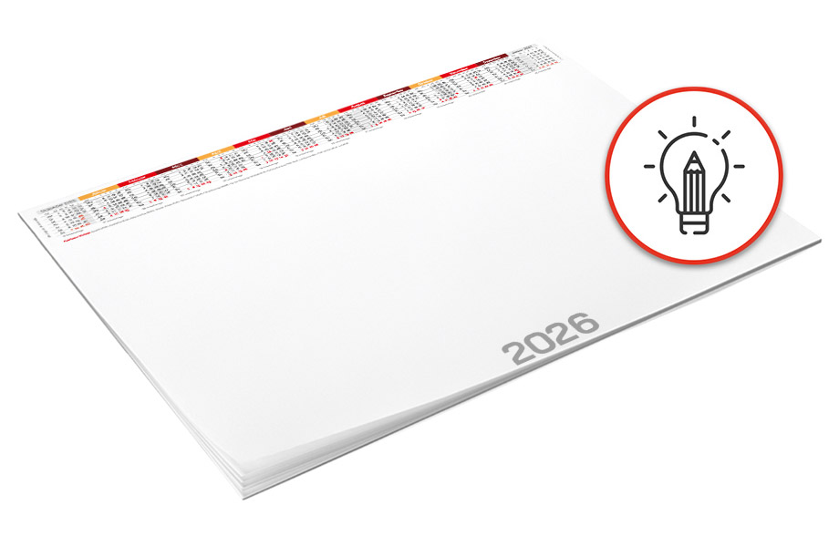 Schreibtischaufleger A2 (Querformat) personalisiert