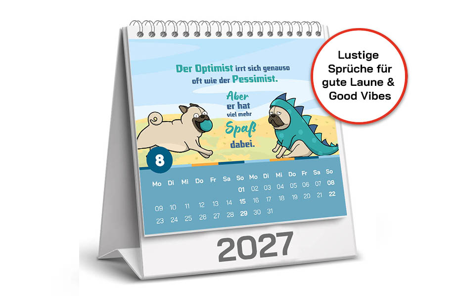 Sprüchekalender "Good Vibes" 2027