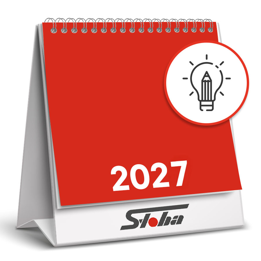 Tischkalender 2027<br>(17 x 15 cm)
